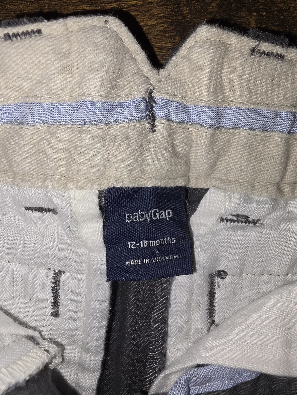 BABY GAP Boys Gray Casual Pants